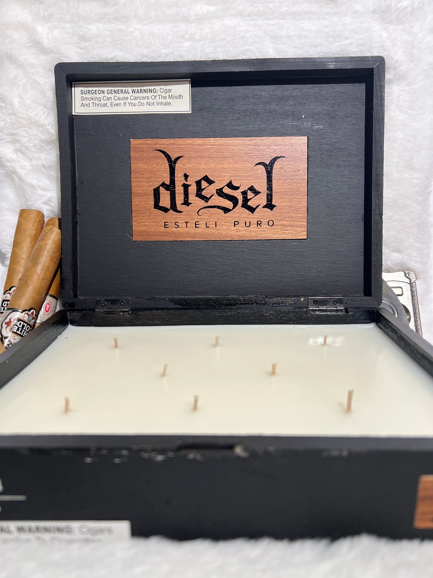 25oz Diesel Cigar Box Candle