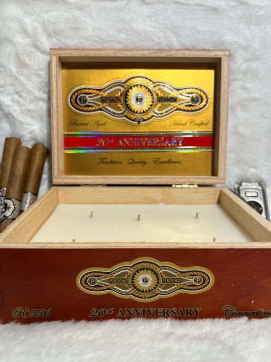 35oz Perdomo Cigar Box Candle